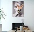 Tablou decorativ Butterfly -B, Mauro Ferretti, 80x120 cm, canvas, multicolor
