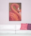 Tablou decorativ Flamingo -A, Mauro Ferretti, 80x120 cm, canvas, multicolor