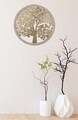 Decoratiune de perete Gold Tree, Mauro Ferretti, 80x80 cm, fier, auriu