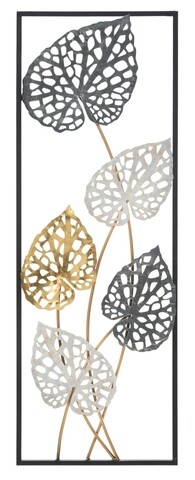 Decoratiune de perete FranwOry -B, Mauro Ferretti, 31x90 cm, fier, multicolor