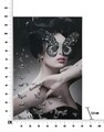 Tablou decorativ Dark Lady, Mauro Ferretti, 80x120 cm, canvas, multicolor