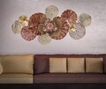 Decoratiune de perete Flowery, Mauro Ferretti, 118x58 cm, fier, multicolor