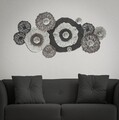 Decoratiune de perete Otop -A, Mauro Ferretti, 133x67 cm, fier, multicolor