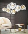 Decoratiune de perete White -A, Mauro Ferretti, 148.5x78 cm, fier, multicolor