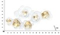 Decoratiune de perete White -A, Mauro Ferretti, 148.5x78 cm, fier, multicolor
