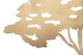 Decoratiune de perete Tree Plan , Mauro Ferretti, 82x63 cm, fier, auriu