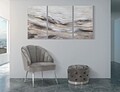 Set 3 tablouri decorative Monty, Mauro Ferretti, 150x80 cm, canvas pictat manual, multicolor