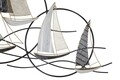 Decoratiune de perete Vela, Mauro Ferretti, 123x100 cm, fier, multicolor