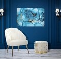 Tablou decorativ Blu Rey, Mauro Ferretti, 80x120 cm, canvas, multicolor