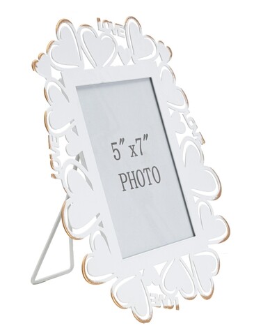 Rama foto Love, Mauro Ferretti, 25x27.7 cm, fier, alb/auriu