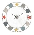 Ceas de perete Seaside, Mauro Ferretti, Ø 80 cm, fier, multicolor