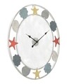 Ceas de perete Seaside, Mauro Ferretti, Ø 80 cm, fier, multicolor
