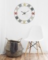 Ceas de perete Seaside, Mauro Ferretti, Ø 80 cm, fier, multicolor