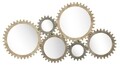 Oglinda decorativa Ingranaggio, Mauro Ferretti, 137x73.5 cm, MDF, natural