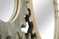 Oglinda decorativa Ingranaggio, Mauro Ferretti, 137x73.5 cm, MDF, natural