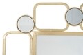 Oglinda decorativa Glosh, Mauro Ferretti, 71x102 cm, fier, auriu