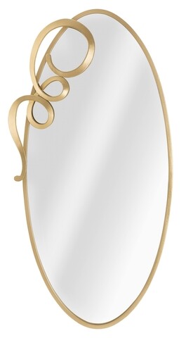 Oglinda decorativa Elite, Mauro Ferretti, 62x122 cm, fier, auriu