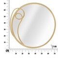 Oglinda decorativa Warsaw, Mauro Ferretti, 72x71 cm, fier, auriu