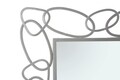 Oglinda decorativa Chain, Mauro Ferretti, 84x84 cm, fier, argintiu