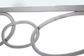 Oglinda decorativa Chain, Mauro Ferretti, 84x84 cm, fier, argintiu