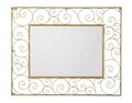 Oglinda decorativa Spiral, Mauro Ferretti, 80x120 cm, fier, auriu