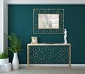 Oglinda decorativa Spiral, Mauro Ferretti, 80x120 cm, fier, auriu