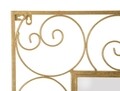 Oglinda decorativa Spiral, Mauro Ferretti, 80x120 cm, fier, auriu