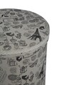 Set 3 cutii pentru depozitare Paris, Mauro Ferretti, 44x44 - 38x38 - 34x34 cm, bumbac, multicolor