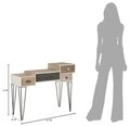 Consola Raw, Mauro Ferretti, 106x44x85 cm, lemn de brad, maro
