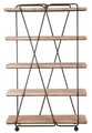 Biblioteca Trox, Mauro Ferretti, 119.5x44x187 cm, lemn de brad, maro