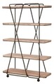 Biblioteca Trox, Mauro Ferretti, 119.5x44x187 cm, lemn de brad, maro