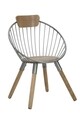 Scaun York, Mauro Ferretti, 66x55x91 cm, fier, maro