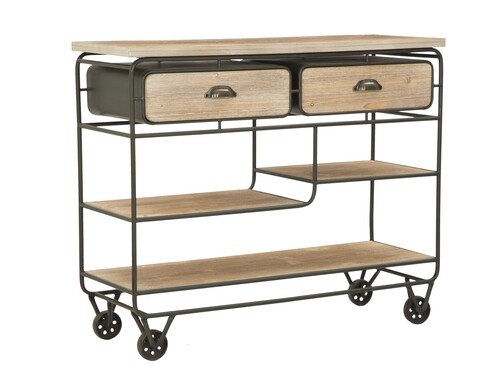 Consola Industry, Mauro Ferretti, 98.5x37.5x82 cm, fier