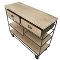 Consola Industry, Mauro Ferretti, 98.5x37.5x82 cm, fier