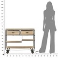 Consola Industry, Mauro Ferretti, 98.5x37.5x82 cm, fier