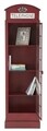 Biblioteca Telephone Booth, Mauro Ferretti, 52x30x180 cm, fier, rosu