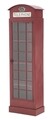 Biblioteca Telephone Booth, Mauro Ferretti, 52x30x180 cm, fier, rosu