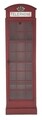 Biblioteca Telephone Booth, Mauro Ferretti, 52x30x180 cm, fier, rosu
