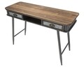 Consola Illinois, Mauro Ferretti, 111x40x76 cm, fier, gri inchis