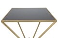 Masuta de bar Piramid, Mauro Ferretti, 60x60x105 cm, fier, auriu/negru
