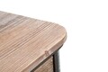 Noptiera cu 2 sertare Bronxs, Mauro Ferretti, 43.5x36.5x72.5 cm, fier, negru/gri