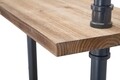 Raft de perete Manhattan, Mauro Ferretti, 100x23x98 cm, lemn de brad, gri inchis