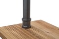 Raft de perete Manhattan, Mauro Ferretti, 100x23x98 cm, lemn de brad, gri inchis