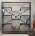 Biblioteca Elevator, Mauro Ferretti, 122x38x141 cm, fier, negru/maro