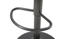 Scaun de bar Detroit, Mauro Ferretti, 51x48x86/108 cm, fier, maro