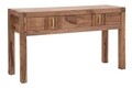 Consola Elegant, Mauro Ferretti, 132x40x76 cm, lemn de sheesham, natural