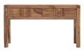 Consola Elegant, Mauro Ferretti, 132x40x76 cm, lemn de sheesham, natural