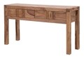 Consola Elegant, Mauro Ferretti, 132x40x76 cm, lemn de sheesham, natural