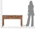 Consola Elegant, Mauro Ferretti, 132x40x76 cm, lemn de sheesham, natural
