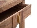 Consola Elegant, Mauro Ferretti, 132x40x76 cm, lemn de sheesham, natural